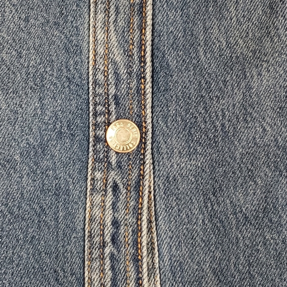 Zara Denim Button-Up Shirt - Picture 3 of 16